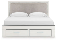 Load image into Gallery viewer, Zuraleus - Upholstered Panel Platform Storage Bed
