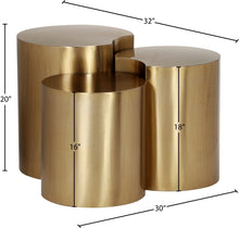 Load image into Gallery viewer, Dimple - 20" 3 Piece Modular End Table