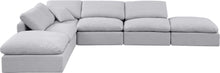 Load image into Gallery viewer, Indulge - Linen 6 Piece Modular Armless Sectional