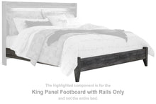Load image into Gallery viewer, Baystorm - King Panel Footboard w/Rails - Gray
