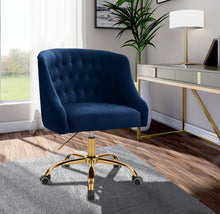 Load image into Gallery viewer, Arden - Office Chair with Gold Legs