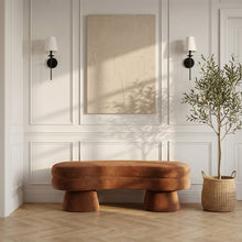 Load image into Gallery viewer, Zenna - Velvet Bench - Cognac