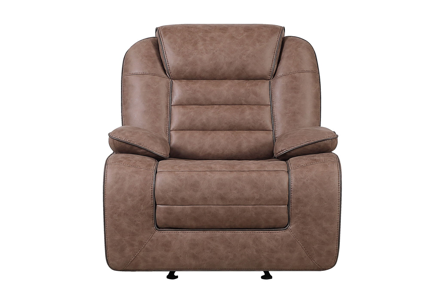 U2250 - Reclining Sofa / Console Reclining Loveseat / Glider Recliner - Brown