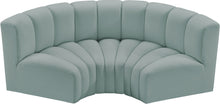 Load image into Gallery viewer, Arc - Faux Leather 3 Piece Modular U-Shaped Sofa