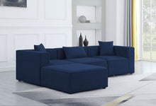 Load image into Gallery viewer, Cube - Linen 4 Piece Modular Sectional With Chaise