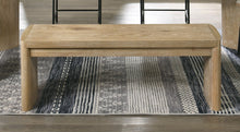 Load image into Gallery viewer, Magnus - Wide Dining Bench - Wooden Oak