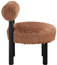 Load image into Gallery viewer, Ambre - Vegan Shearling Fabric Upholstered Accent Chair