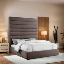 Load image into Gallery viewer, Adam - Linen Fabric Bed With 89" Headboard