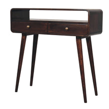 Load image into Gallery viewer, Solid Wood Curved Console Table