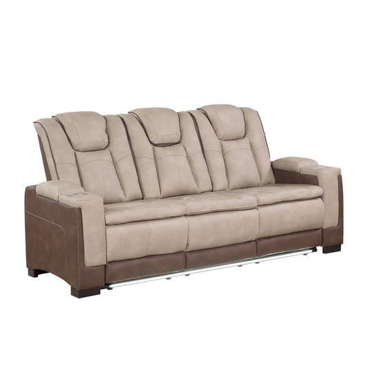 Bruno - Power Reclining Sofa With LED Lighting