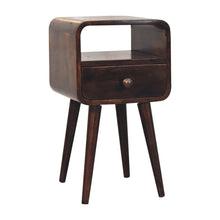 Load image into Gallery viewer, Mini Curve Open Bedside Nightstand