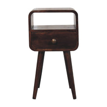Load image into Gallery viewer, Mini Curve Open Bedside Nightstand