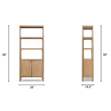 Load image into Gallery viewer, Nolan - Bookcase With Lower Cabinet - Natural
