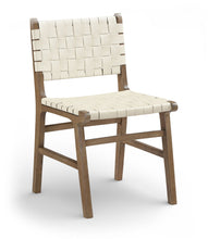 Load image into Gallery viewer, Entwine - Vegan Leather Upholstered Dining Chair - Painted Brown