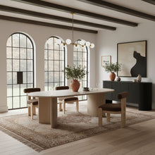 Load image into Gallery viewer, Caldra - Oak Veneer And Solid Wood Dining Table