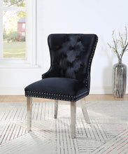 Load image into Gallery viewer, D2082 - Velvet Dining Side Chair With Chrome Legs (Set of 2)