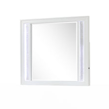Load image into Gallery viewer, Abigale - Mirror For Dresser Top Made With LED (Includes Only Mirror) - White