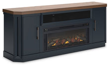 Load image into Gallery viewer, Landocken - 83" TV Stand With Electric Fireplace - Two-tone