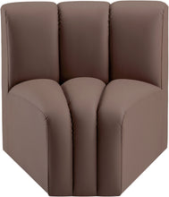 Load image into Gallery viewer, Arc - Faux Leather Curved Corner Chair