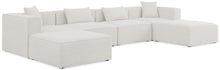Load image into Gallery viewer, Cube - Linen 6 Piece Modular Double Chaise Sectional