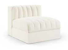 Load image into Gallery viewer, Rummi - Velvet Performance Fabric Upholstered Modular Armless Chair
