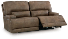 Load image into Gallery viewer, Beckley Place - 2 Seat Power Reclining Sofa With Adjustable Headrest - Earth