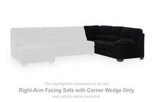Load image into Gallery viewer, SimpleJoy - RAF Sofa With Corner Wedge - Onyx