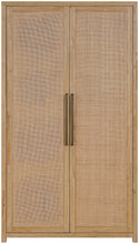Load image into Gallery viewer, Vana - Solid Wood, Oak Veneer And Stainless Steel Storage Cabinet