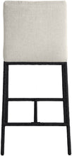 Load image into Gallery viewer, Reeves - Chenille Fabric Upholstered Counter Stool (Set of 2) - Black Base