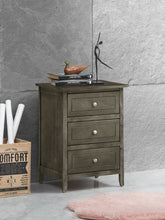Load image into Gallery viewer, Dove Tailed Drawers 3 Drawer Nightstand