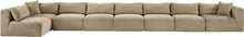 Load image into Gallery viewer, Shaggy - Fabric 8 Piece Modular Sectional