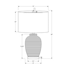 Load image into Gallery viewer, Lighting, Table Lamp, Ceramic, Contemporary - Blue