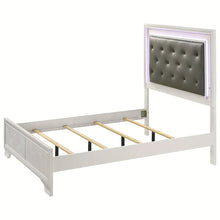 Load image into Gallery viewer, Crown Mark Furniture Lyssa Full Upholstered Bed in White B4310-F