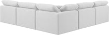 Load image into Gallery viewer, Indulge - Linen 5 Piece Modular Corner Armless Sectional - White