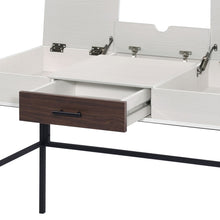Load image into Gallery viewer, Verster - Writing Desk With USB - Black / Natural