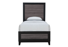 Load image into Gallery viewer, Lisbon - Twin Bed - Gray / Black