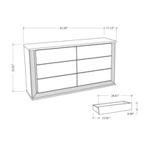 Load image into Gallery viewer, Moon - Dresser With LED Lighting - Marble