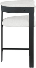 Load image into Gallery viewer, Romeo - Boucle Counter Stool With Black Base (Set of 2)