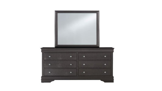 Pompei - 5 Piece Queen Bedroom Set With LED - Gray