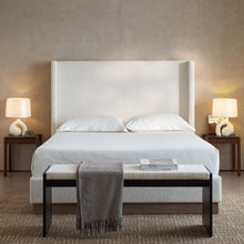 Load image into Gallery viewer, Hosford - Minimalist Upholstered Wingback Bed