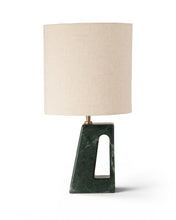 Load image into Gallery viewer, Vellum - Genuine Marble Base And Linen Textured Fabric Shade Table Lamp
