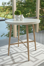 Load image into Gallery viewer, Seton Creek - Round Bar Table With Umbrella Option - Beige