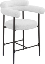 Load image into Gallery viewer, Blake - Counter Stool With Black Base (Set of 2)