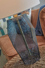 Load image into Gallery viewer, Tallow - Glass Table Lamp - Blue