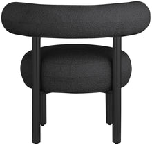 Load image into Gallery viewer, Bordeaux - Boucle Fabric Accent Chair With Black Legs