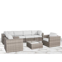 Load image into Gallery viewer, Stylish Entertainment Sectional Set, Outdoor Living