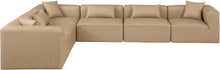 Load image into Gallery viewer, Cube - 6 Piece Modular Corner Sectional - Tan