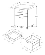 Load image into Gallery viewer, File Cabinet Rolling Mobile Storage Drawers Printer Stand For Office