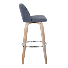 Load image into Gallery viewer, Toriano - Contemporary Fixed Height Barstool With Swivel & Round Footrest (Set of 2)