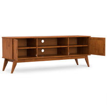 Load image into Gallery viewer, Draper - Handcrafted Mid Century Low TV Media Stand